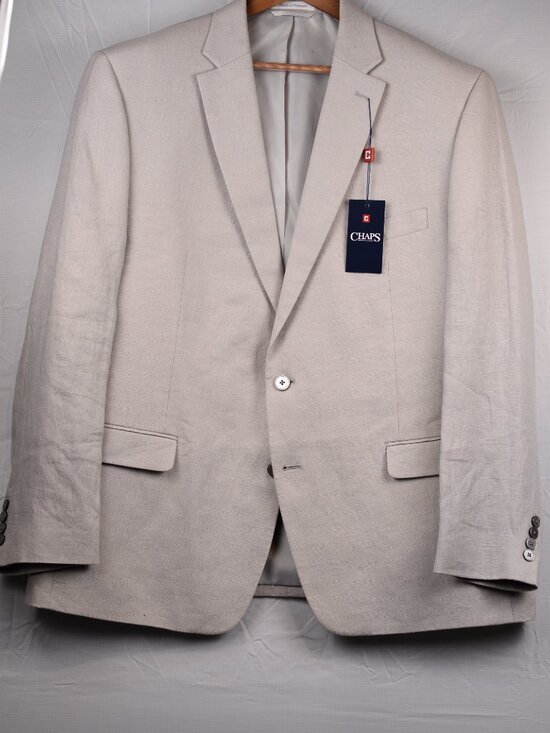 Ralph Lauren Other - Chaps Ralph Lauren Linen Sport Coat Stone/Oatmeal 48R